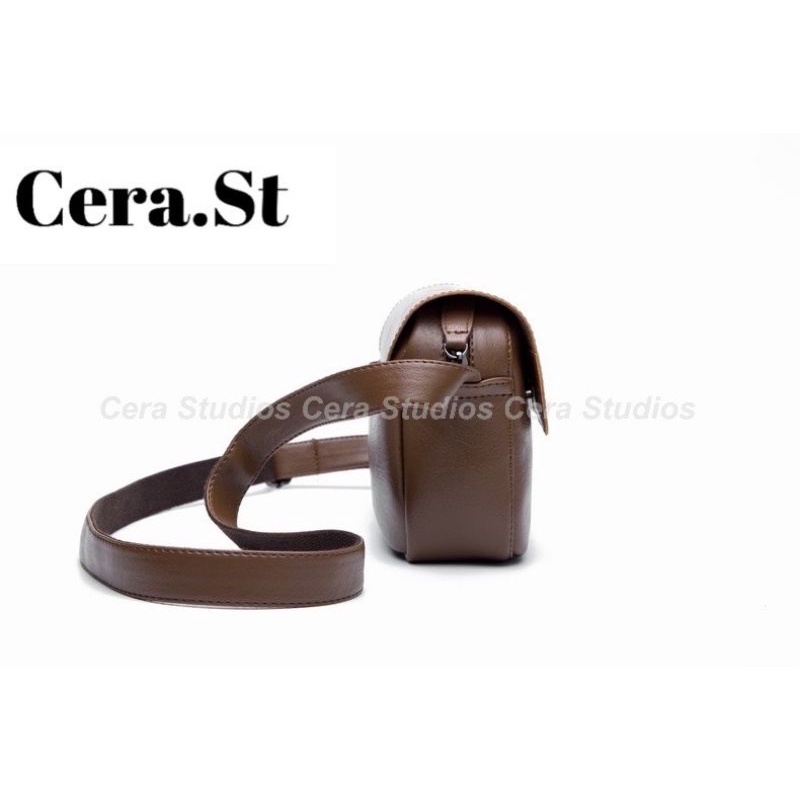 Túi đeo chéo da nam nữ thời trang da PU cao cấp tiện lợi CR002