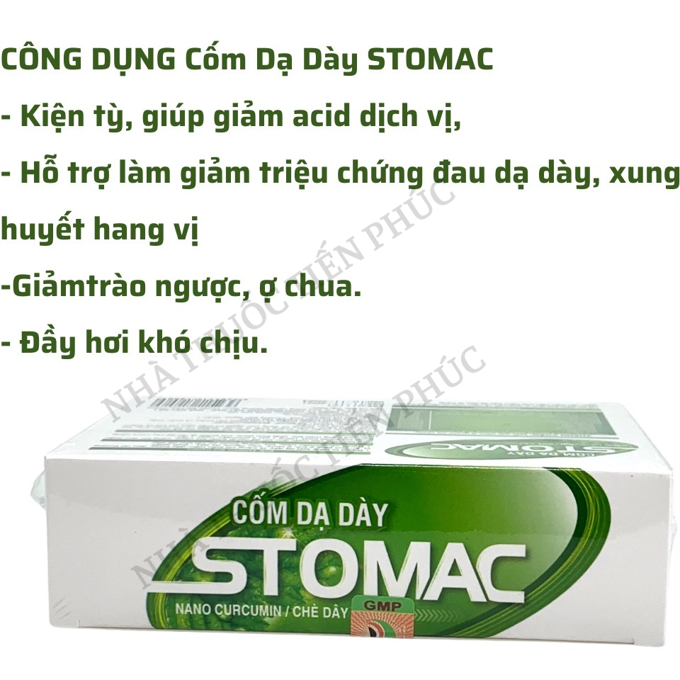 Cốm Dạ Dày Stomac - Giảm Ngay Khó Chịu Dạ Dày Sau 1 Gói Đầu Tiên Sử Dụng Hộp 10 gói