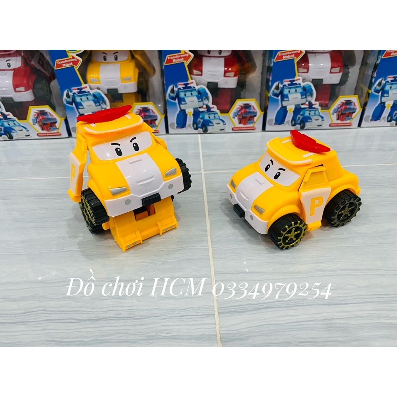 [ĐÀ ĐẨY RẤT ĐẸP] Đồ chơi đội bay siêu đẳng Robocar Poli biến hình chạy đà dành cho bé thích chơi cảnh sát cứu hộ