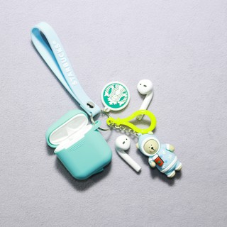 [Mã ELHAJUNE giảm 6% đơn 99K] Bao Vỏ Hộp Airpods - Case Airpods Gấu Starbucks - Bé gấu bông tuyết (Ốp Airpods)