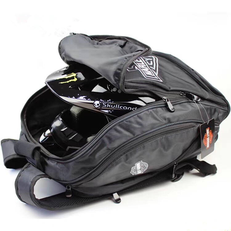Túi đựng mũ bảo hiểm Harley Davidson Du lịch laptop Xe đạp Túi có thể điều chỉnh Ba lô Trường học