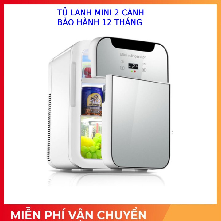 Tủ lạnh mini Cao Cấp 2 chiều nóng lạnh dung tích 20L sử dụng trong nhà hoặc trên ô tô Bảo Hành 24 Tháng
