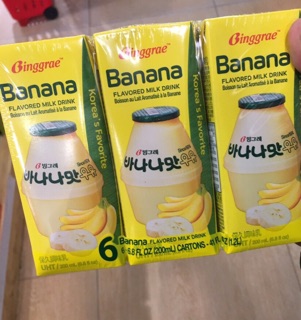 [Hàng có sẵn ] SỮA CHUỐI HÀN QUỐC - 바나나맛 우유 🍌🍌🍌🍌