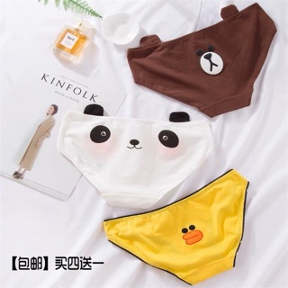 Quần lót gấu nâu, heo hồng hot hit