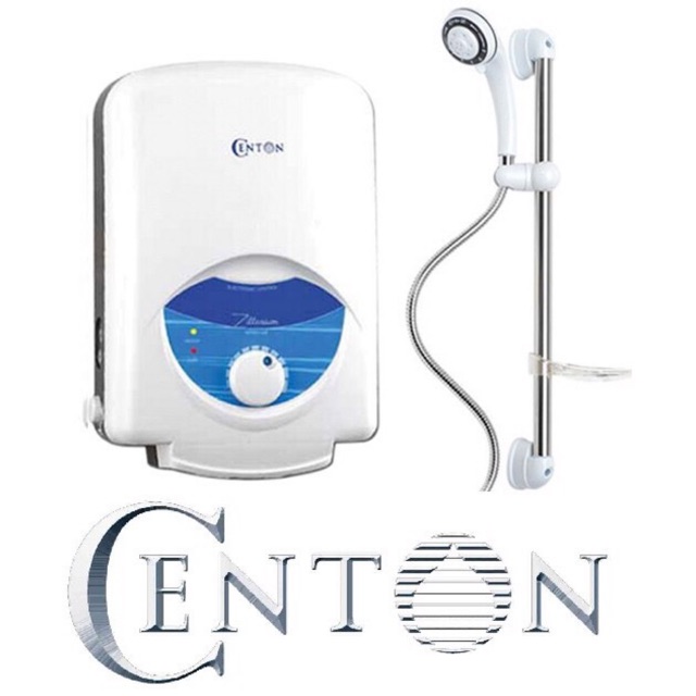 Máy nước nóng trực tiếp CENTON 8118E, ELCB chống giật,8118EP bơm trợ lực,