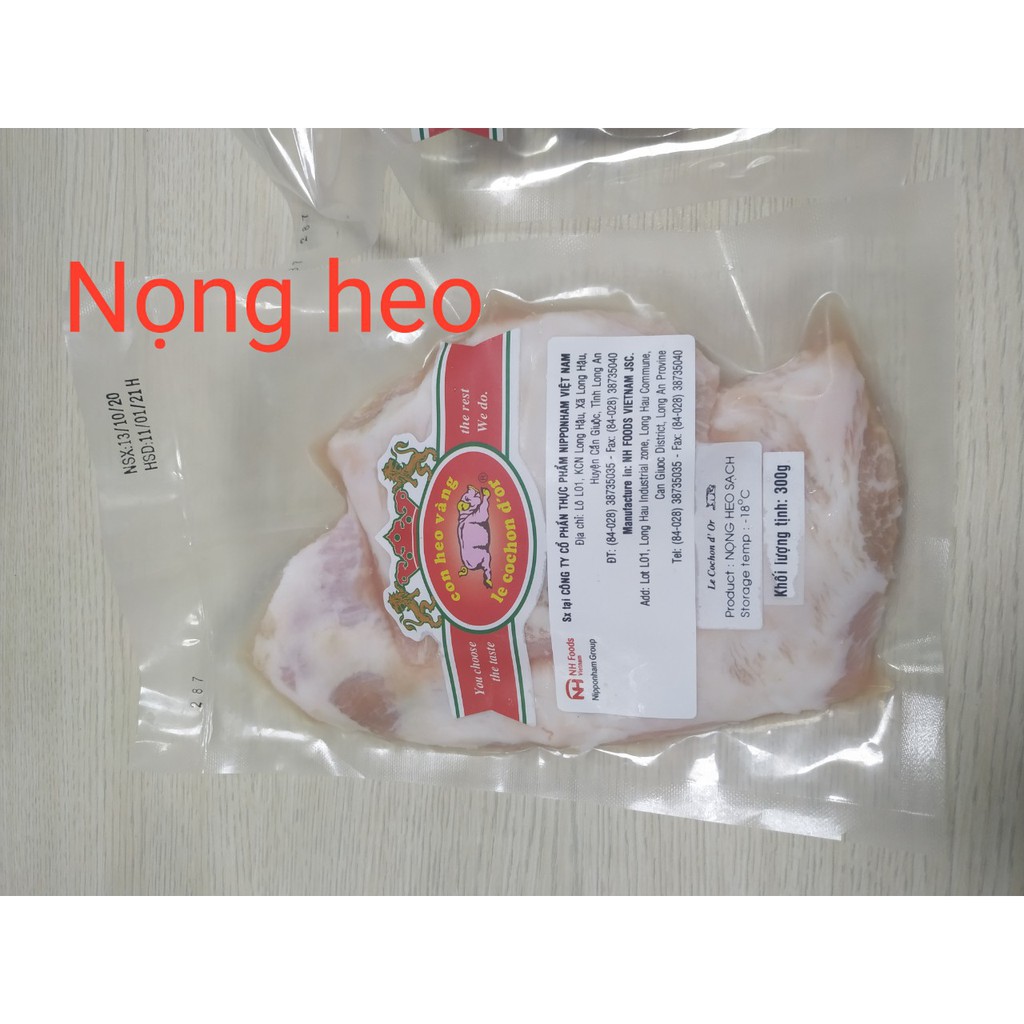 Má heo - Nọng heo - 1 kg/túi - Giao hàng tai Hà Nội - Nowship - Grab express