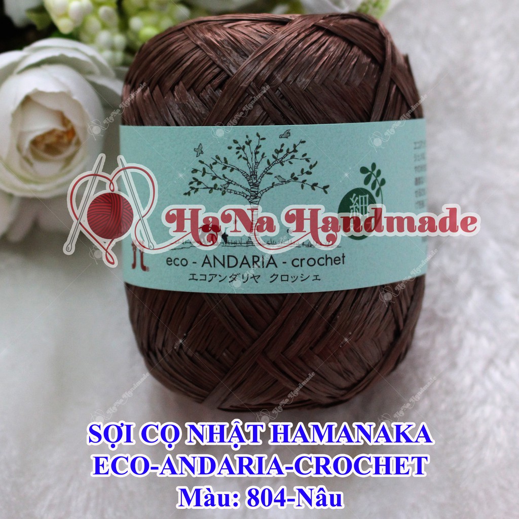 Sợi Cọ Nhật Hamanaka Eco Andaria Crochet