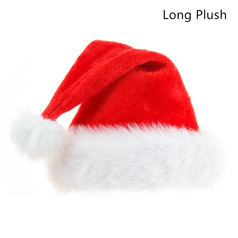Mũ Beanie Vải Không Dệt Mềm Mại Đính Quả Bông Trang Trí Giáng Sinh / Năm Mới Cho Người Lớn Và Trẻ Em