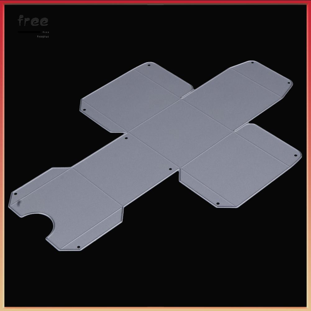 Khuôn Cắt Giấy Kim Loại Hình Hộp Quà Vuông Xinh Xắn