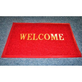 thảm chùi chân welcom 90cm x 1,2m