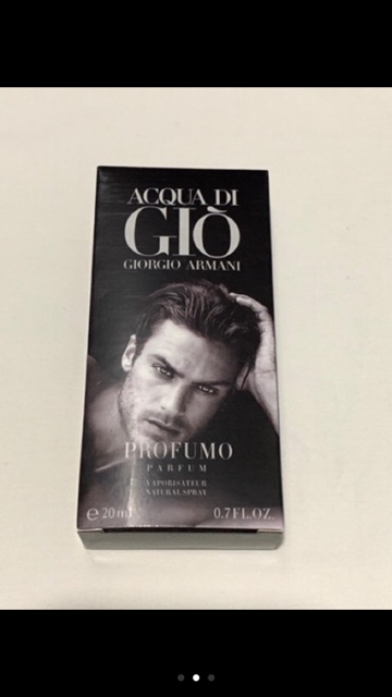 Nước hoa mini Giò đen 20ml | Thế Giới Skin Care