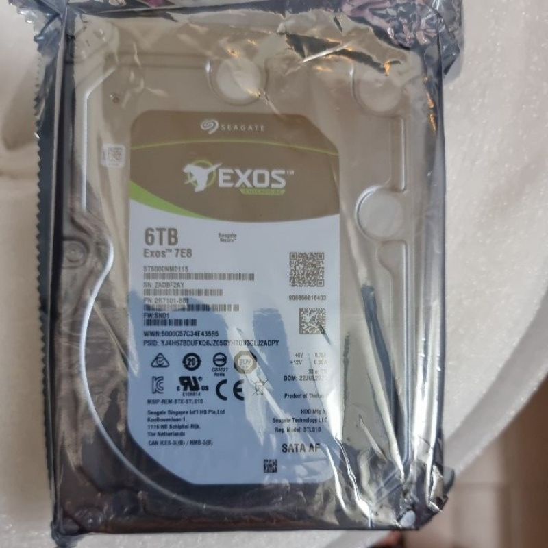 Ổ cứng chuyên dụng datacenter, seagate enterprise exos 6tb