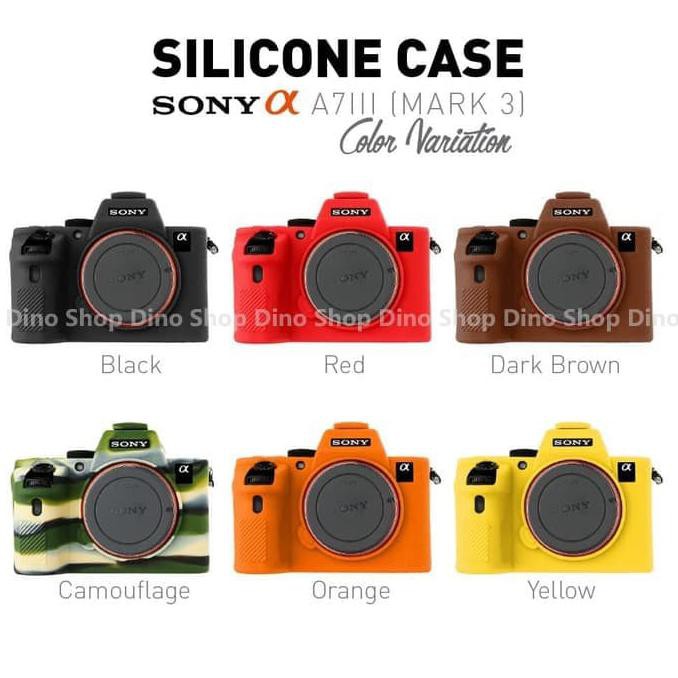 Silicone Ốp Silicon Họa Tiết Rằn Ri Cho Máy Ảnh Sony A7Iii A7Riii A7 A7R Iii Mark 3