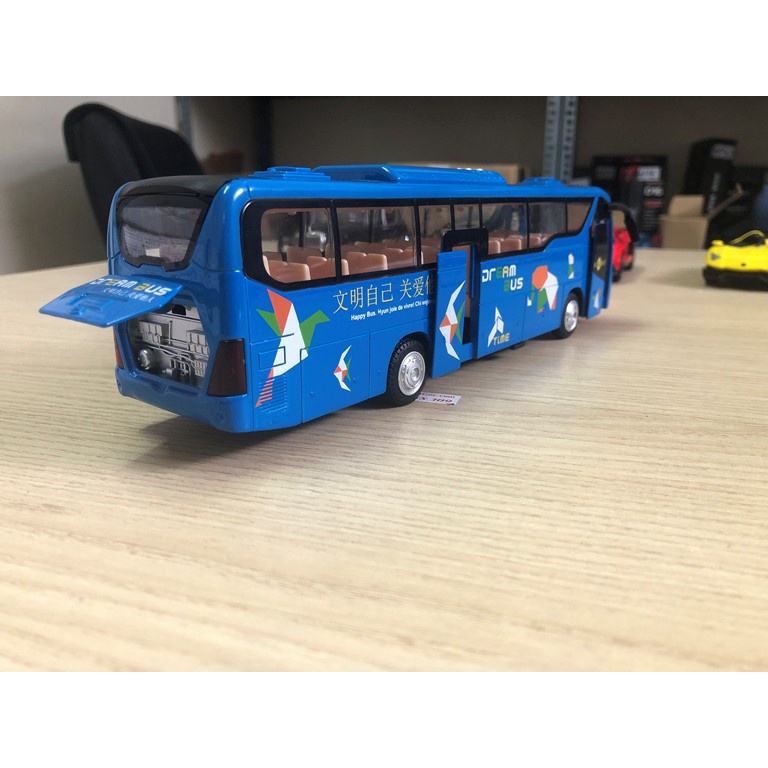 Mô hình Xe buýt đồ chơi bằng hợp kim tỉ lệ 1:32