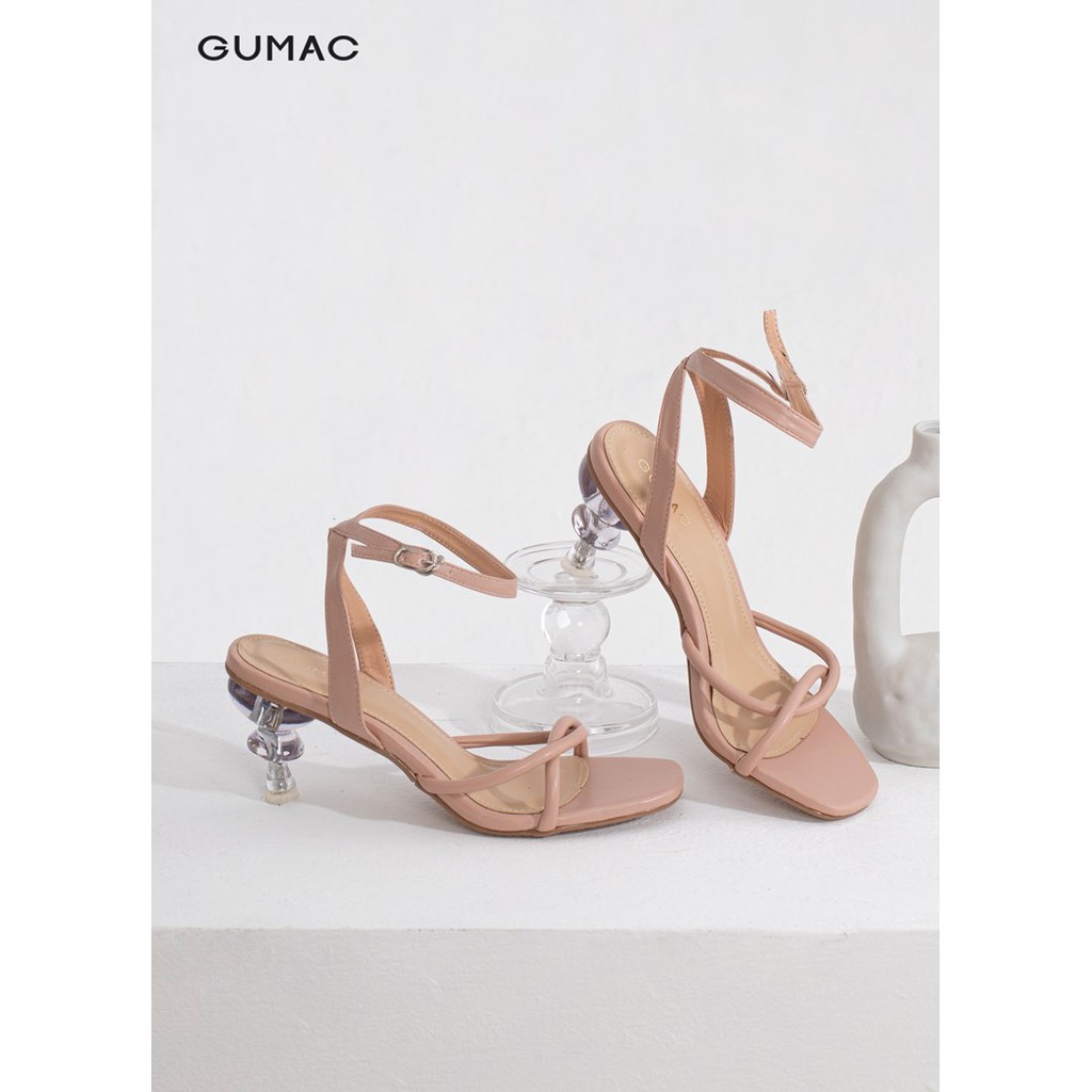 [Mã WABRGU72 giảm 10% tối đa 50k đơn 250k] Giày Sandal nữ gót kiểu GUMAC GD236