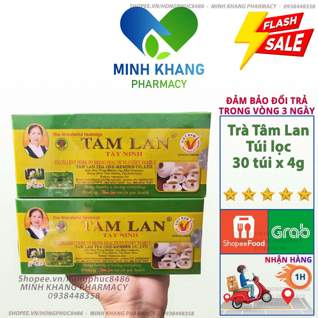 Trà Tâm Lan Túi Lọc 30 túi x 4g giá tốt