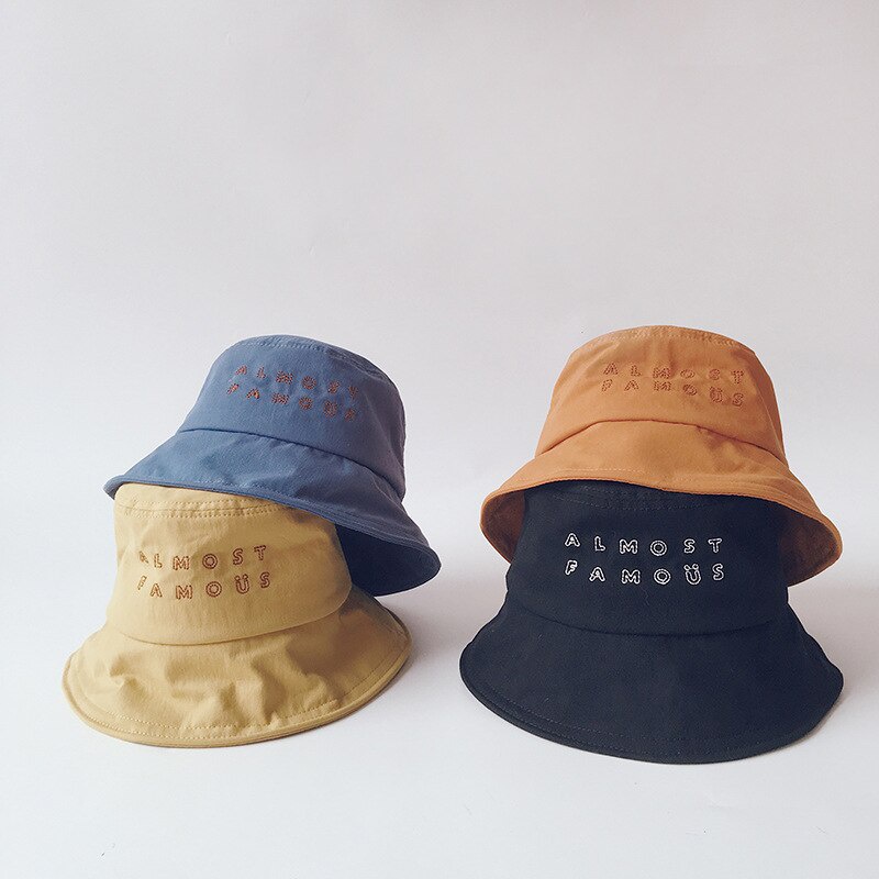 Nón Tai Bèo Panama Vải Cotton Mềm Thời Trang Xuân Hè Cho Bé Trai + Gái