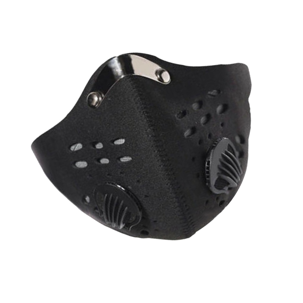 Unisex Adults Cycling Dust Mouth-mask 3 Layers Breathable Anti-dust Anti-haze Reusable Bike Mask