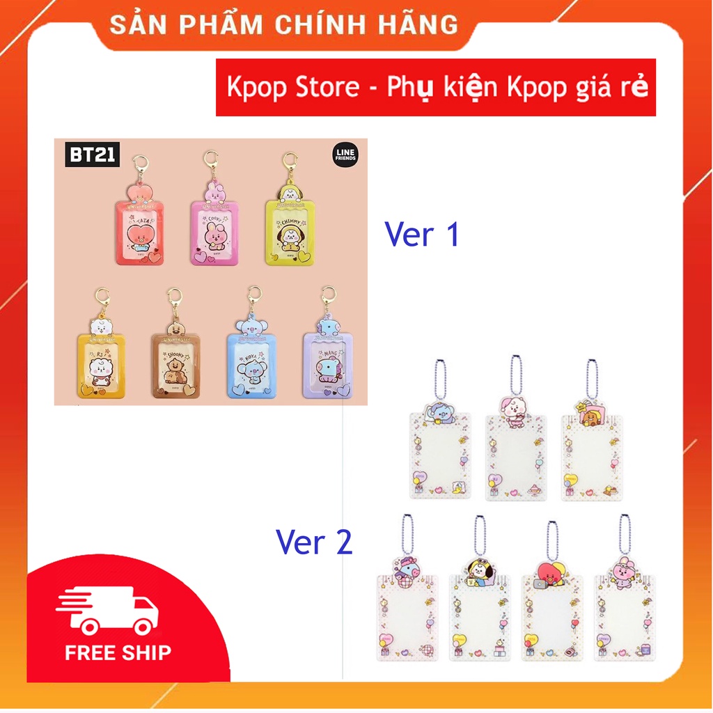 chính hãng - BT21 Card Holder, Bao đựng thẻ BT21