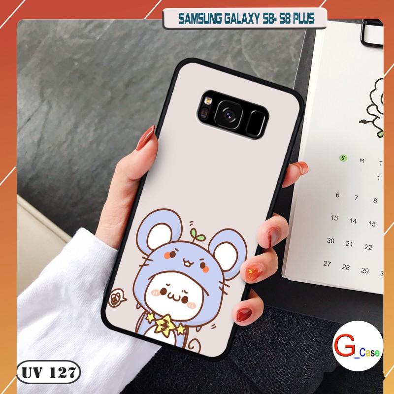 Ốp lưng Samsung Galaxy S8-S8 Plus nhám viền dẻo