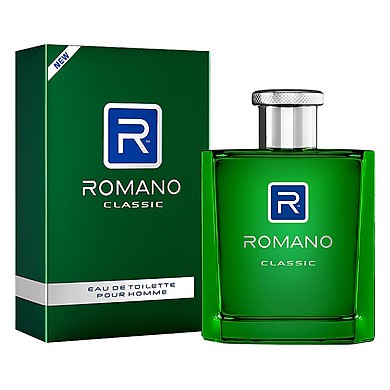 Nước hoa nam, nước hoa Romano Classic cổ điển lịch lãm và đầy nam tính (100ml)