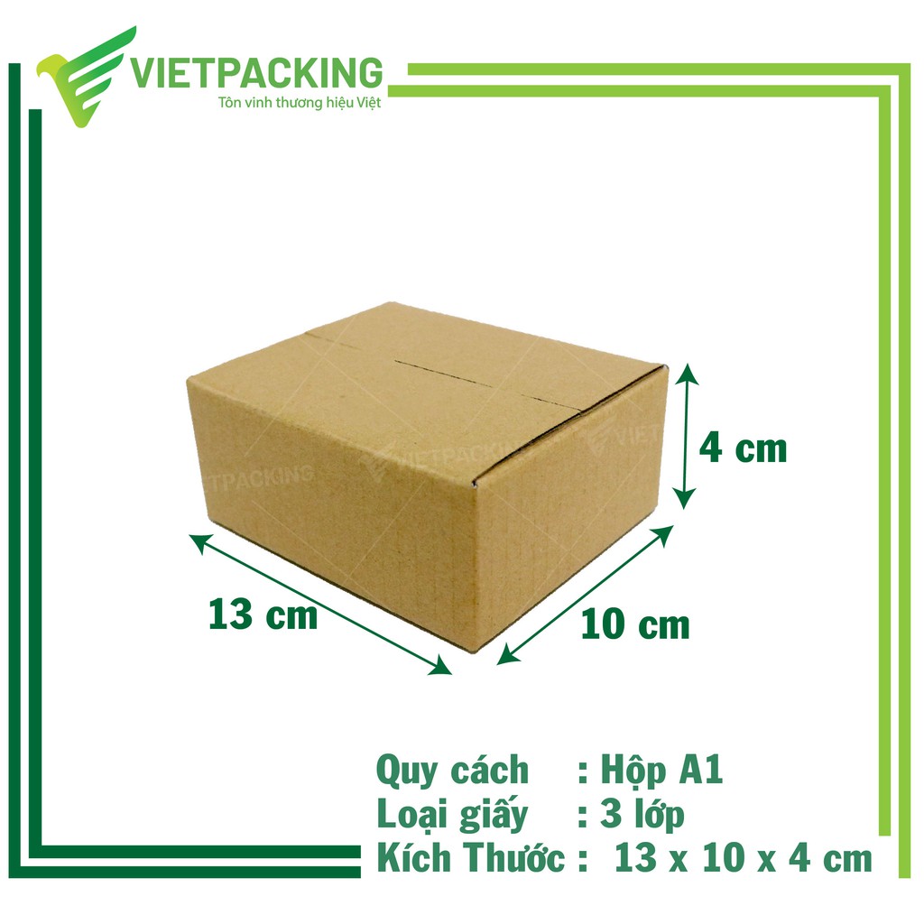 [SIÊU RẺ] 50 hộp carton nhỏ 13x10x4 gọn tiện lợi