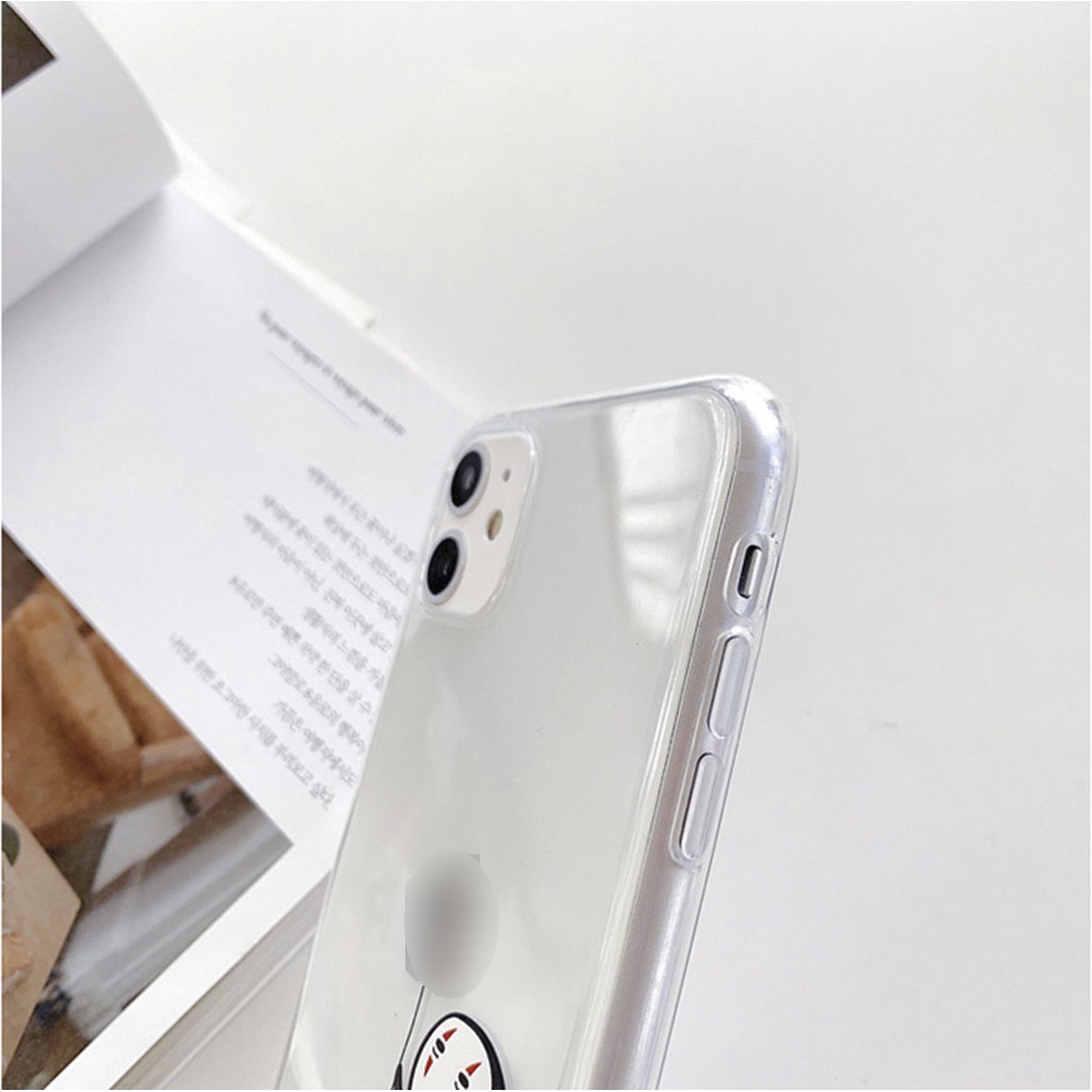 Ốp lưng iphone Vô Diện Cute viền trong chống ố 6/6plus/6s/6splus/7/7plus/8/8plus/x/xr/xs/11/12/13/pro/max/plus/promax