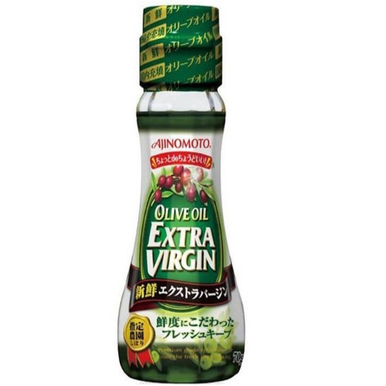 Ajinomoto Dầu Olive Extra Virgin 70g (Nhật) dành cho bé bắt đầu ăn dặm