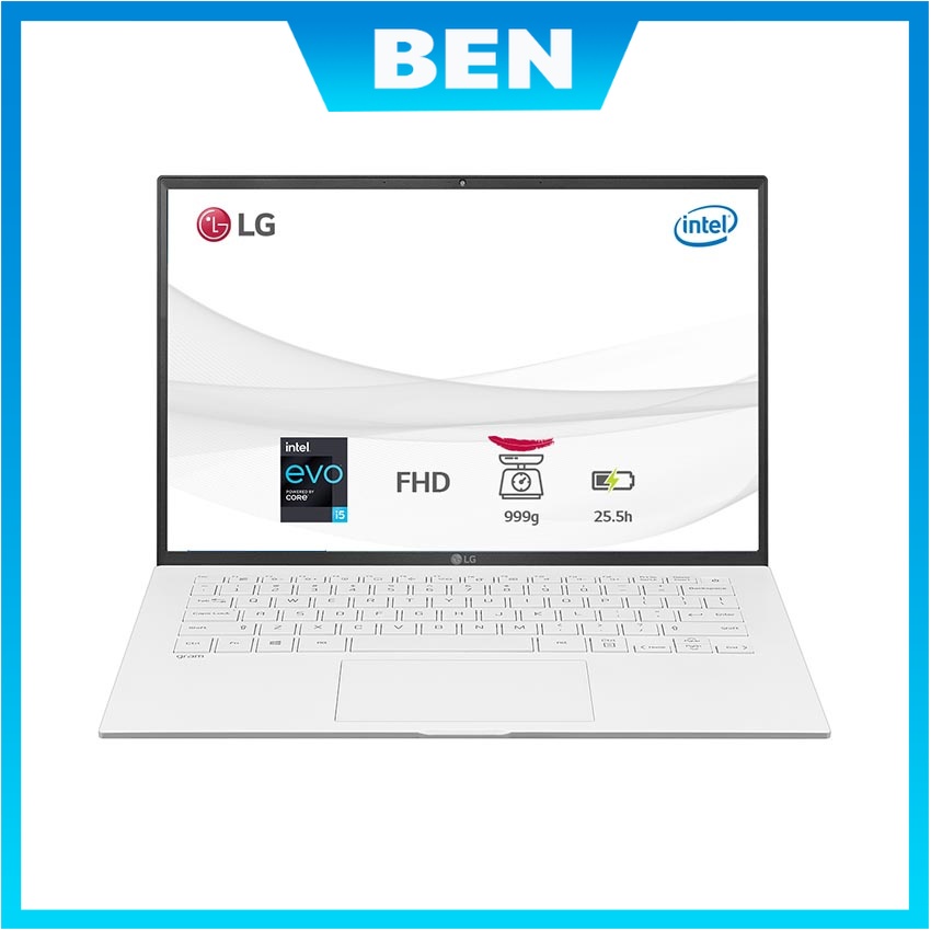Laptop LG Gram 2021 14ZD90P-G.AX51A5 (i5-1135G7/8GB/256GB//14.0 inch WUXGATrắng)