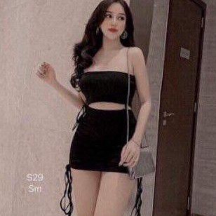 Chân váy rút dây 2 bên có may kèm quần bên trong | BigBuy360 - bigbuy360.vn