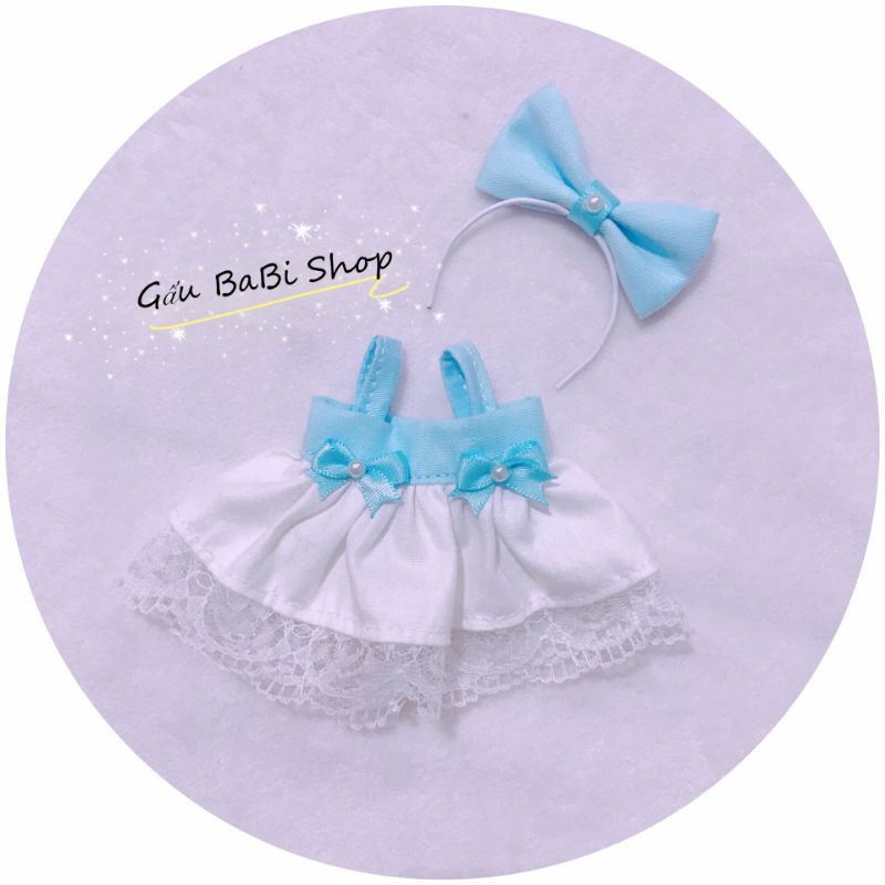 Đầm búp bê size 1/8 bjd, bru, baboliy, 5inch, ob11, blythe, animator, babies, xinji