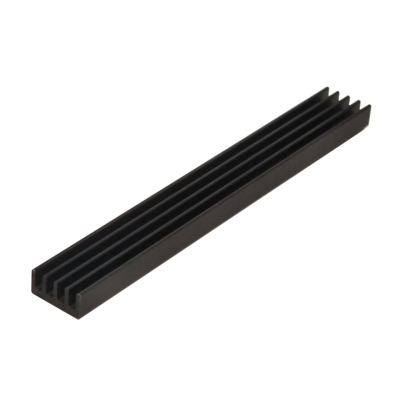 1 Khối Tản Nhiệt Bằng Nhôm Màu Đen 87 * 11 * 5mm 9872