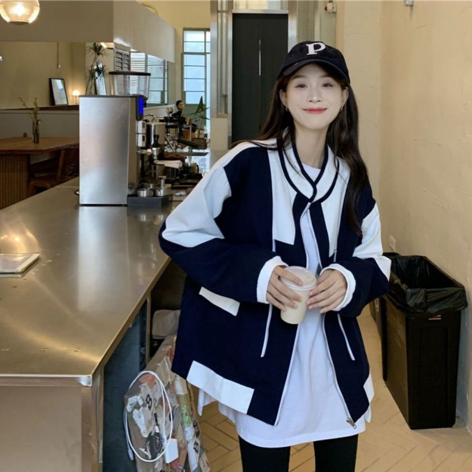 Áo Khoác Bóng Chày Phong Cách Hàn Quốc Mới