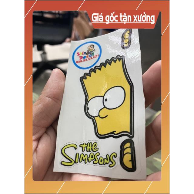 Sticker simpson loại 5cm dán trang trí điện thoại ...