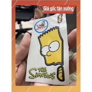 Combo 2 tem Sticker simpson loại 5cm dán trang trí điện thoại ...