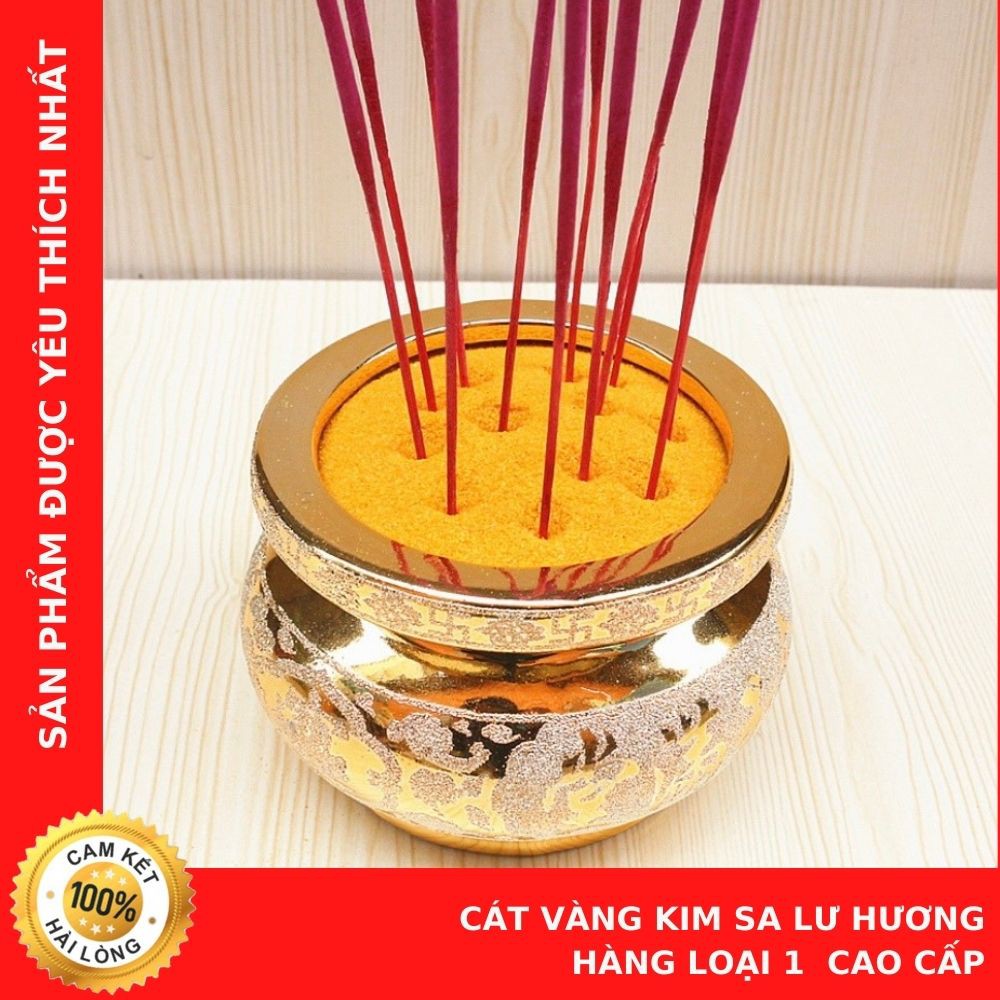 Cát Vàng Lư Hương Đại Cát Đại Lợi - Hàng Nhập Chất Lượng - Giá Sốc - Cửa Hàng Chú Sa Di Hoan Hỉ