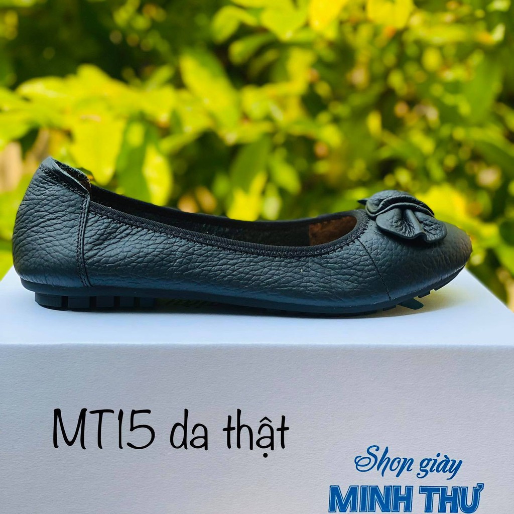 [shop giay minh thu] Buppe da thật đế cao su MT15
