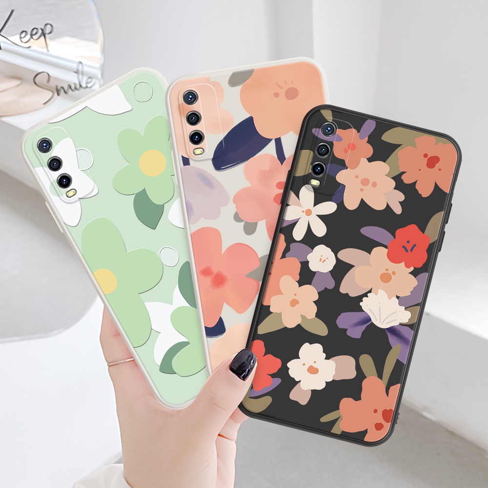 Ốp Điện Thoại Hình Hoa Cho OPPO Realme C21 5 5S 5i 6 6i 6s 8i Realme 5 6 7 8 Pro GT Neo Q3 Pro #H092