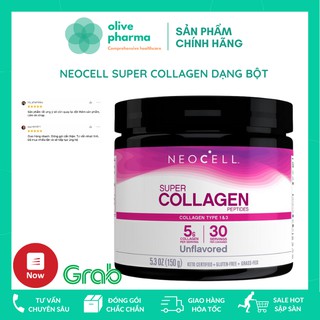 NEOCELL SUPER COLLAGEN dạng bột Type 1 & 3 Mẫu Mới Mỹ chuẩn USA - Đẹp Da Căng Bóng Mịn