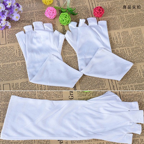 [Hàng mới về] Găng tay chống tia UV khi sử dụng máy làm khô móng