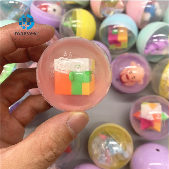 Ma Surprise  Capsule  Toy Colorful Movable Easter Egg Toys For Baby Kids Random Delivery