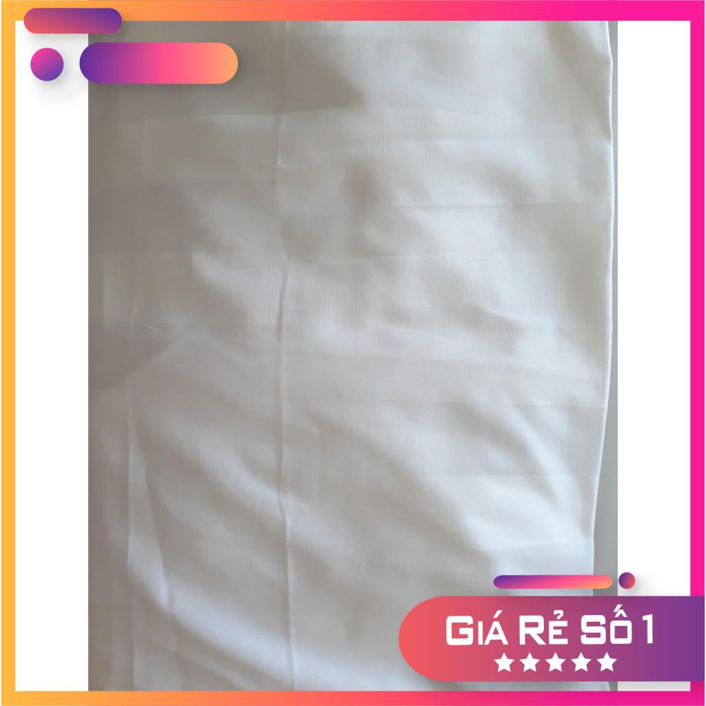 ⚡️Gía kho ⚡️ Bộ Drap Cotton Khách sạn trắng sọc 3 phân 1m/m2/m4/m6/m8 nệm 5_17cm