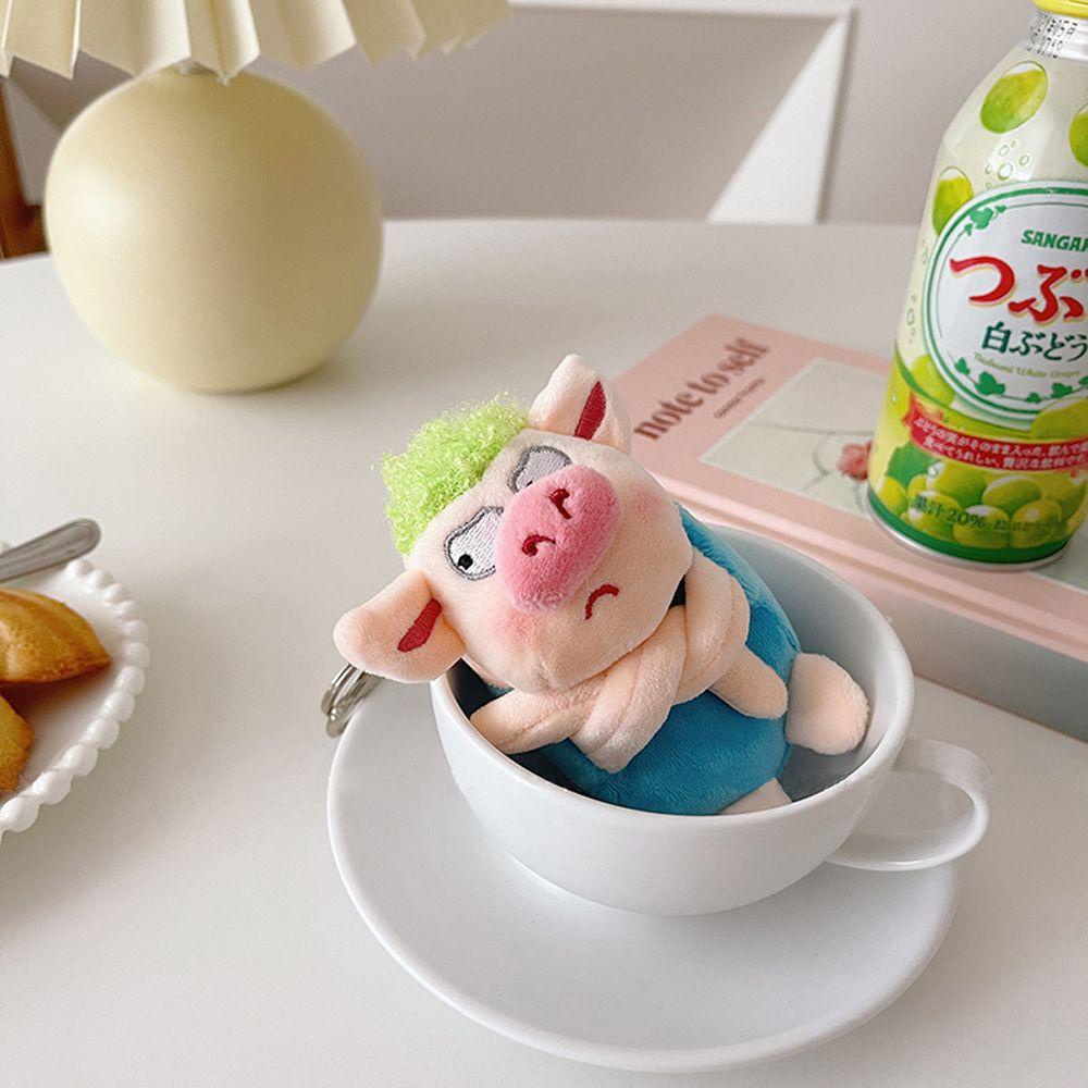 Móc Khóa Heo Nhồi Bông Mềm Mại Dễ Thương