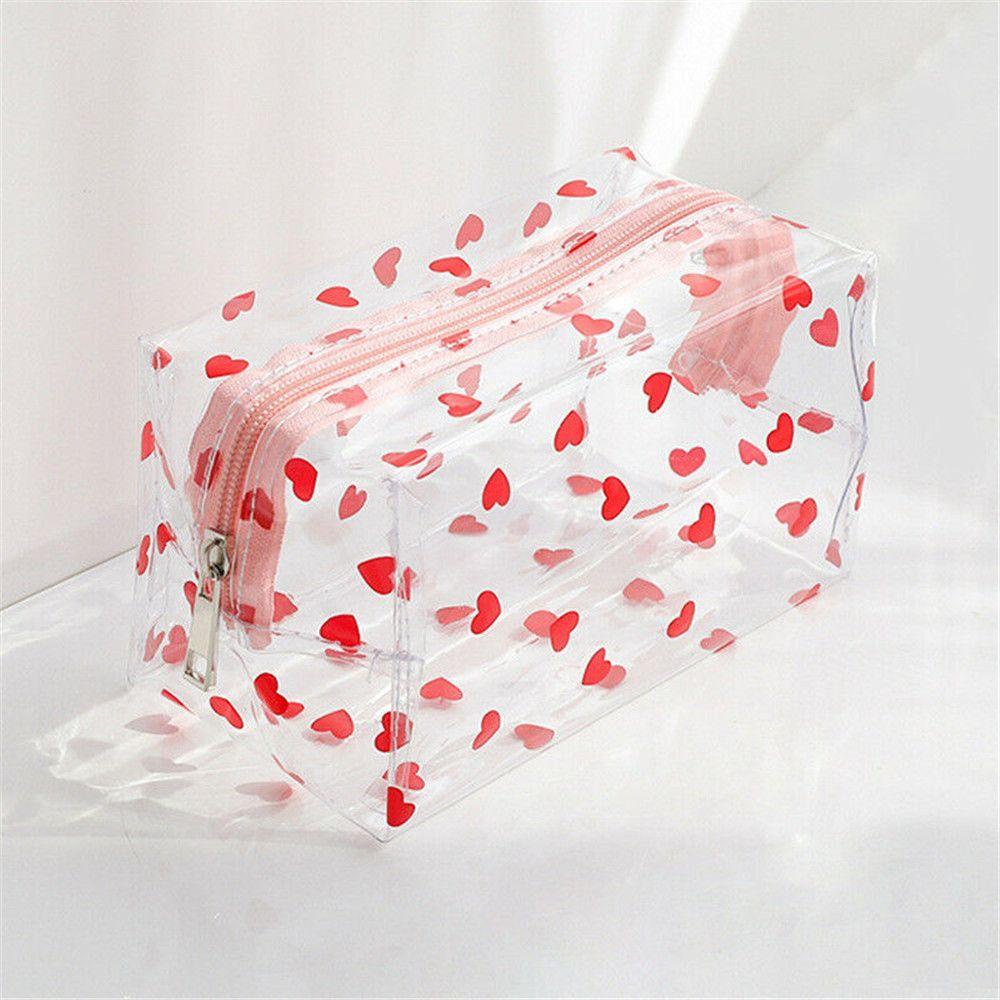 Túi Đựng Mỹ Phẩm Bằng Nhựa PVC Chống Thấm Nước Tiện Dụng