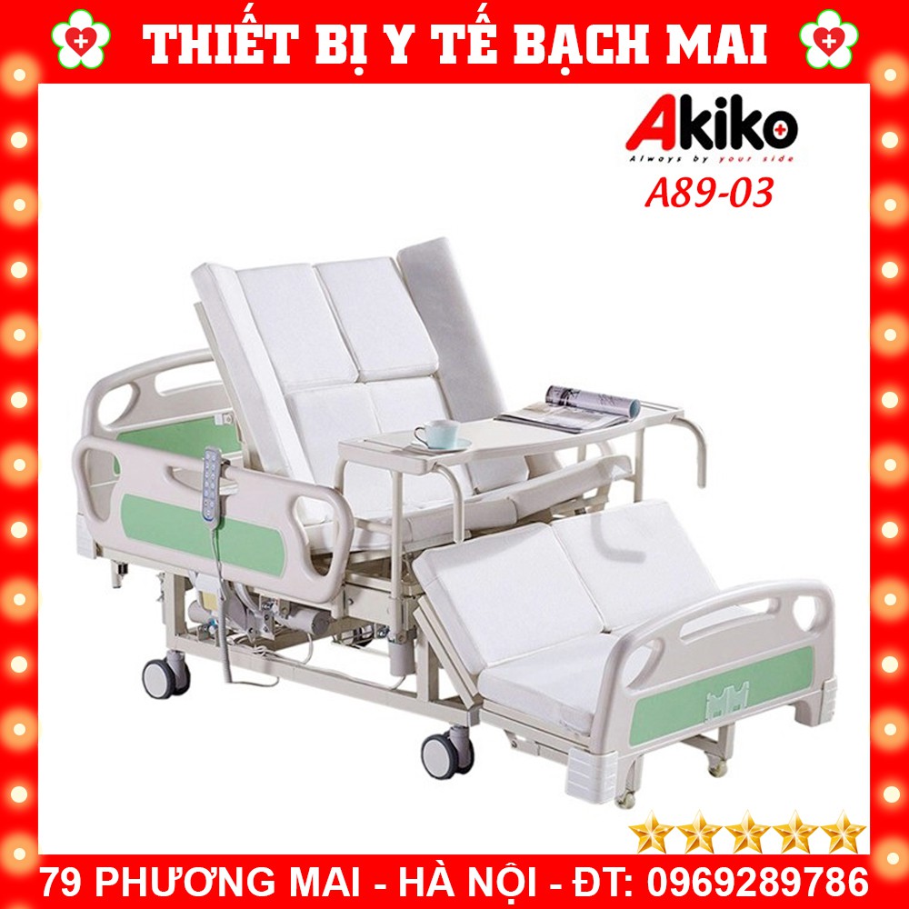 Giường Bệnh Nhân Đa Chức Năng Chạy Bằng Điện Akiko A89-03