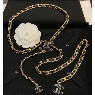 🌸 Dây nịt xích luồn da 🌿 Chất kim loại phối da 🌿 Freesize