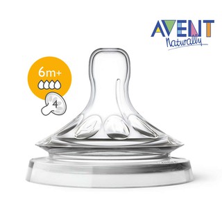 Núm Ty Mô Phỏng Tự Nhiên 6m+ Philips AVENT (CHÍNH HÃNG) CHO BÉ (SCF654/23)