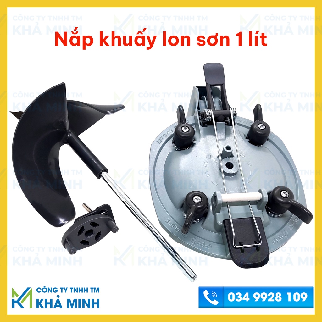 Nắp đậy cho máy khuấy sơn, nắp trộn sơn dùng cho lon sơn 1 lít