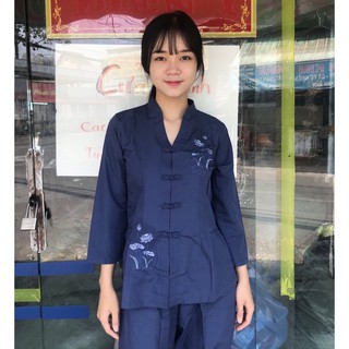 Bà Lai Tim Nữ # Đồ Bộ Đi Chùa