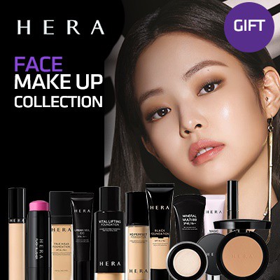 [Chính hãng] Set Trang Điểm 3 Món Hera Black Make Up Stay Kit 3 Items